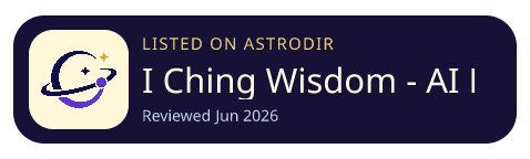 I Ching Wisdom - AI Divination is listed on AstroDir