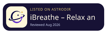 iBreathe – Relax and Breathe is listed on AstroDir