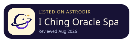 I Ching Oracle Space is listed on AstroDir