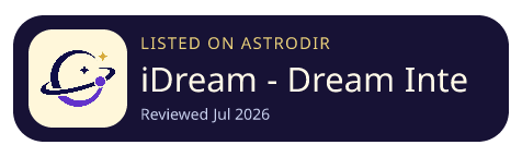 iDream - Dream Interpreter is listed on AstroDir