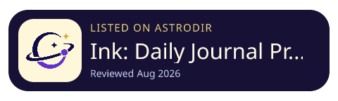 Ink: Daily Journal Prompts is listed on AstroDir