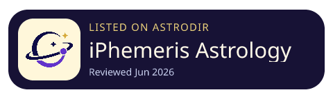 iPhemeris Astrology Charts 已收录在 AstroDir