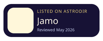 Jamo is listed on AstroDir