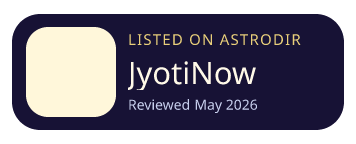 JyotiNow is listed on AstroDir