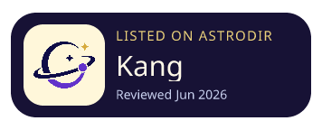 Kang 已收录在 AstroDir