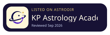 KP Astrology Academy is listed on AstroDir