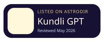 Kundli GPT is listed on AstroDir