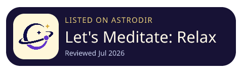 Let's Meditate: Relax & Sleep is listed on AstroDir
