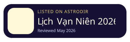 Lịch Vạn Niên 2026 - Lịch Việt is listed on AstroDir