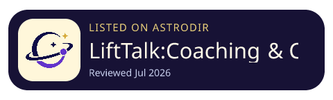 LiftTalk:Coaching & Counseling is listed on AstroDir