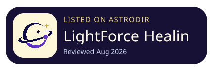 LightForce Healing™ is listed on AstroDir