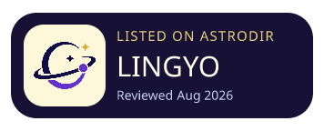 LINGYO is listed on AstroDir