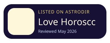Love Horoscopes is listed on AstroDir