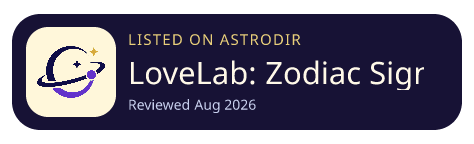 LoveLab: Zodiac Sign Horoscope is listed on AstroDir