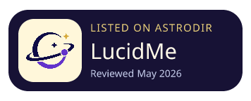 LucidMe is listed on AstroDir
