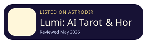 Lumi: AI Tarot & Horoscope is listed on AstroDir