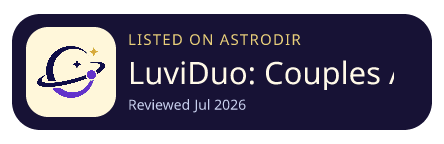 LuviDuo: Couples App is listed on AstroDir