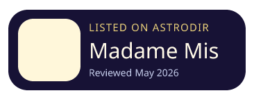 Madame Mistério is listed on AstroDir