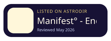Manifest° - Endly is listed on AstroDir