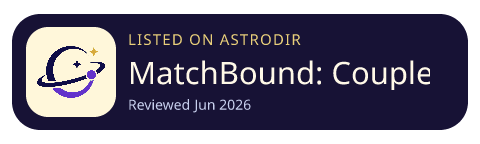 MatchBound: Couples Journal is listed on AstroDir