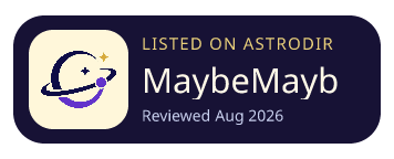 MaybeMaybe is listed on AstroDir