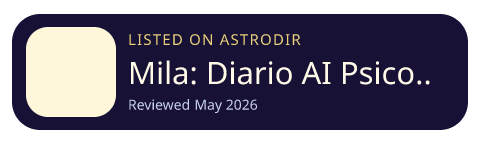 Mila: Diario AI Psicologico is listed on AstroDir