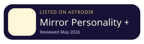Mirror Personality + Astrology is listed on AstroDir