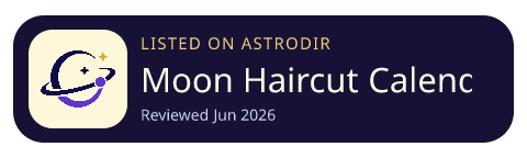 Moon Haircut Calendar Norbu is listed on AstroDir