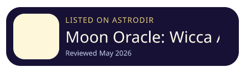 Moon Oracle: Wicca Advanced is listed on AstroDir