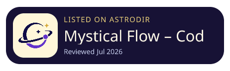 Mystical Flow – Code de l’Âme is listed on AstroDir
