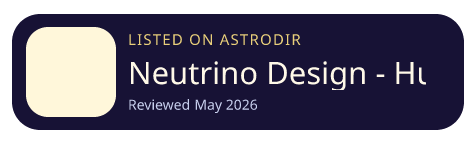 Neutrino Design - Human Design is listed on AstroDir