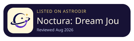 Noctura: Dream Journal is listed on AstroDir
