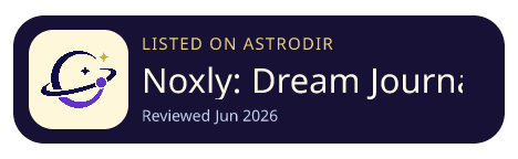 Noxly: Dream Journal & Meaning is listed on AstroDir