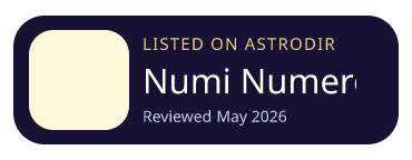 Numi Numerology is listed on AstroDir