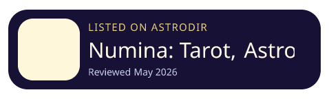 Numina: Tarot, Astrology & AI Official Site is listed on AstroDir