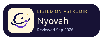 Nyovah is listed on AstroDir