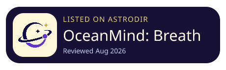 OceanMind: Breathwork is listed on AstroDir