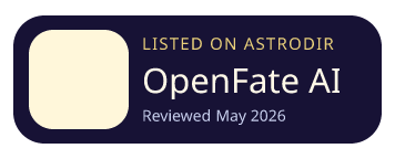 OpenFate AI is listed on AstroDir