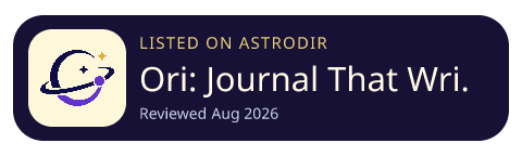 Ori: Journal That Writes Back is listed on AstroDir
