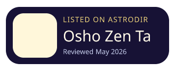 Osho Zen Tarot is listed on AstroDir