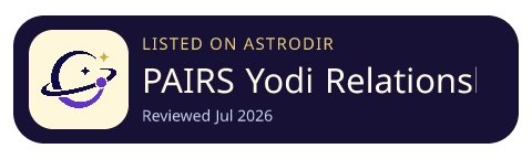 PAIRS Yodi Relationship Coach is listed on AstroDir