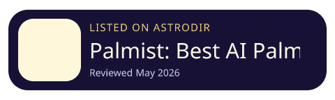Palmist: Best AI Palm Reader is listed on AstroDir