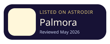 Palmora is listed on AstroDir
