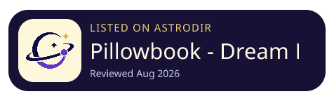 Pillowbook - Dream Decoder is listed on AstroDir