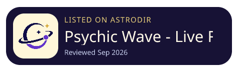 Psychic Wave - Live Readings is listed on AstroDir