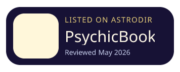 PsychicBook is listed on AstroDir