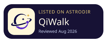 QiWalk is listed on AstroDir