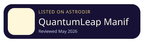 QuantumLeap Manifestation is listed on AstroDir