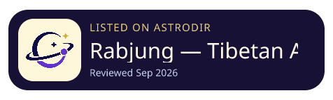 Rabjung — Tibetan Astrology is listed on AstroDir