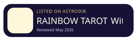 RAINBOW TAROT With Friends is listed on AstroDir